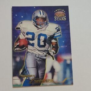 1998 Topps Stars Barry Sanders Card #125 That Is Numbered 1513/1999 Detroit Lion